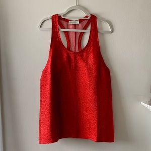 Faith Connexion metallic top